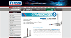 Desktop Screenshot of ferrea.com