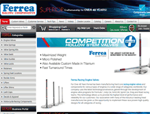 Tablet Screenshot of ferrea.com